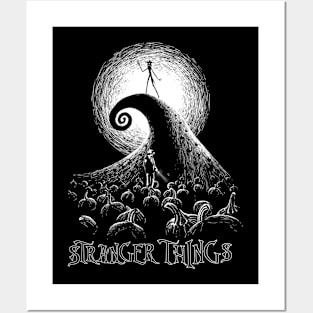 Strange Nightmares white Posters and Art